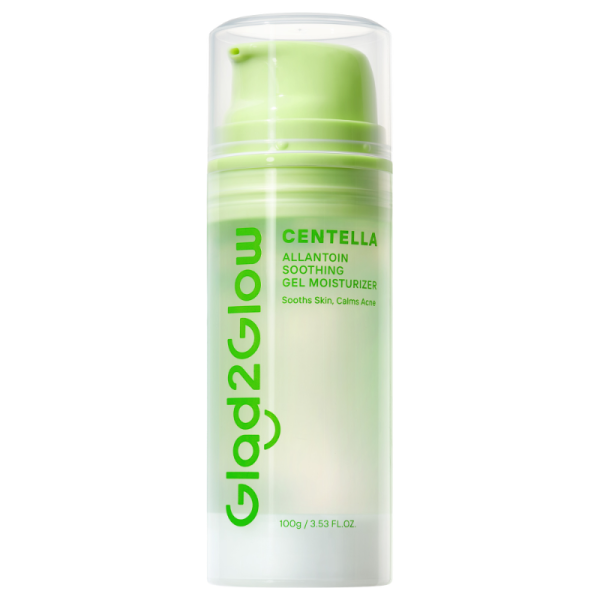 Glad2Glow Centella Allantoin Soothing Gel Moisturizer 100gr - Gambar 3