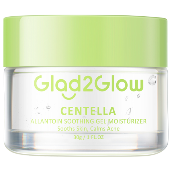 Glad2Glow Centella Allantoin Soothing Gel Moisturizer 100gr - Gambar 2