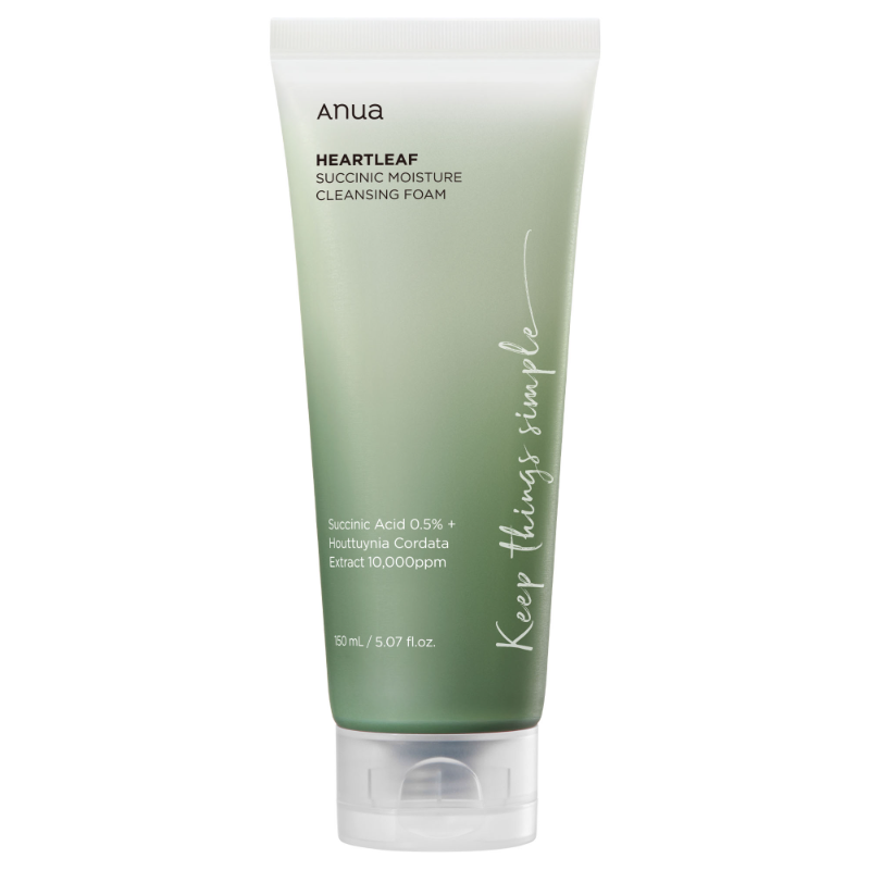 Heartleaf Succinic Moisture Cleansing Foam